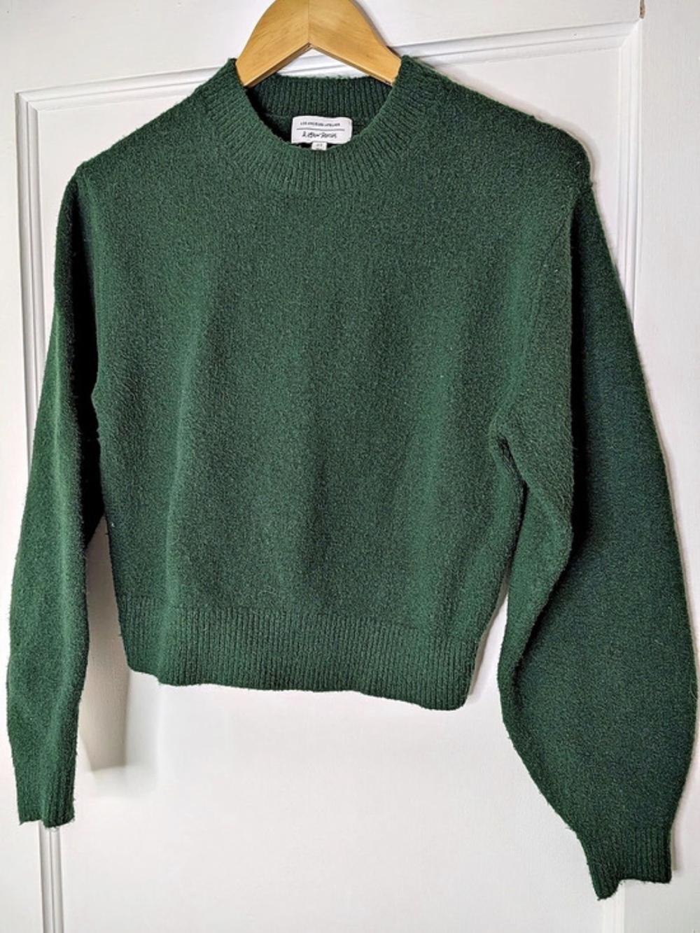 Los Angeles Atelier & Other Stories & Green Crewneck Sweater Size Extra Small
